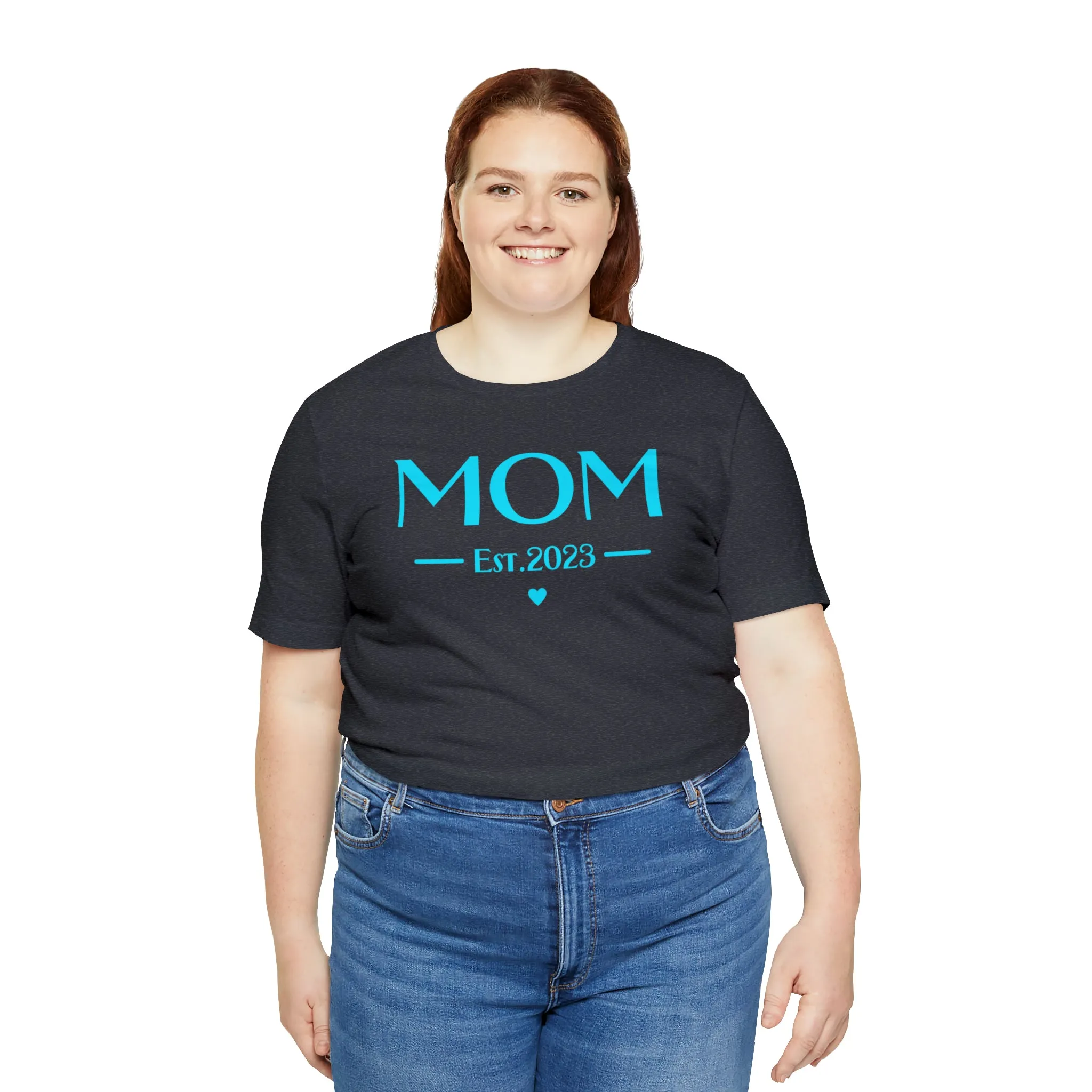 Mom Est. 2023 Baby T-Shirt | Mom to Be Tee |  Bella Canvas 3001 Unisex |  Here Comes the Baby Short Sleeve Tshirt
