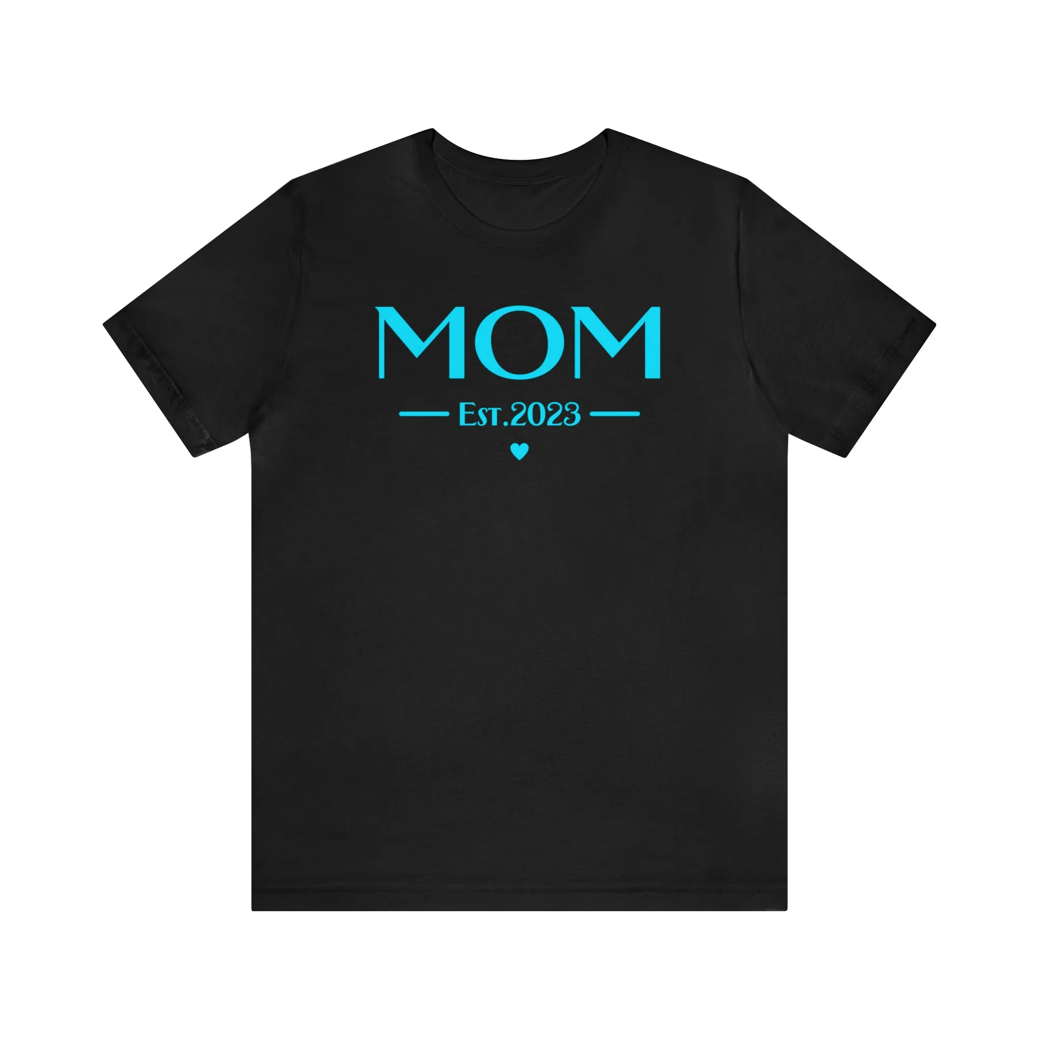 Mom Est. 2023 Baby T-Shirt | Mom to Be Tee |  Bella Canvas 3001 Unisex |  Here Comes the Baby Short Sleeve Tshirt