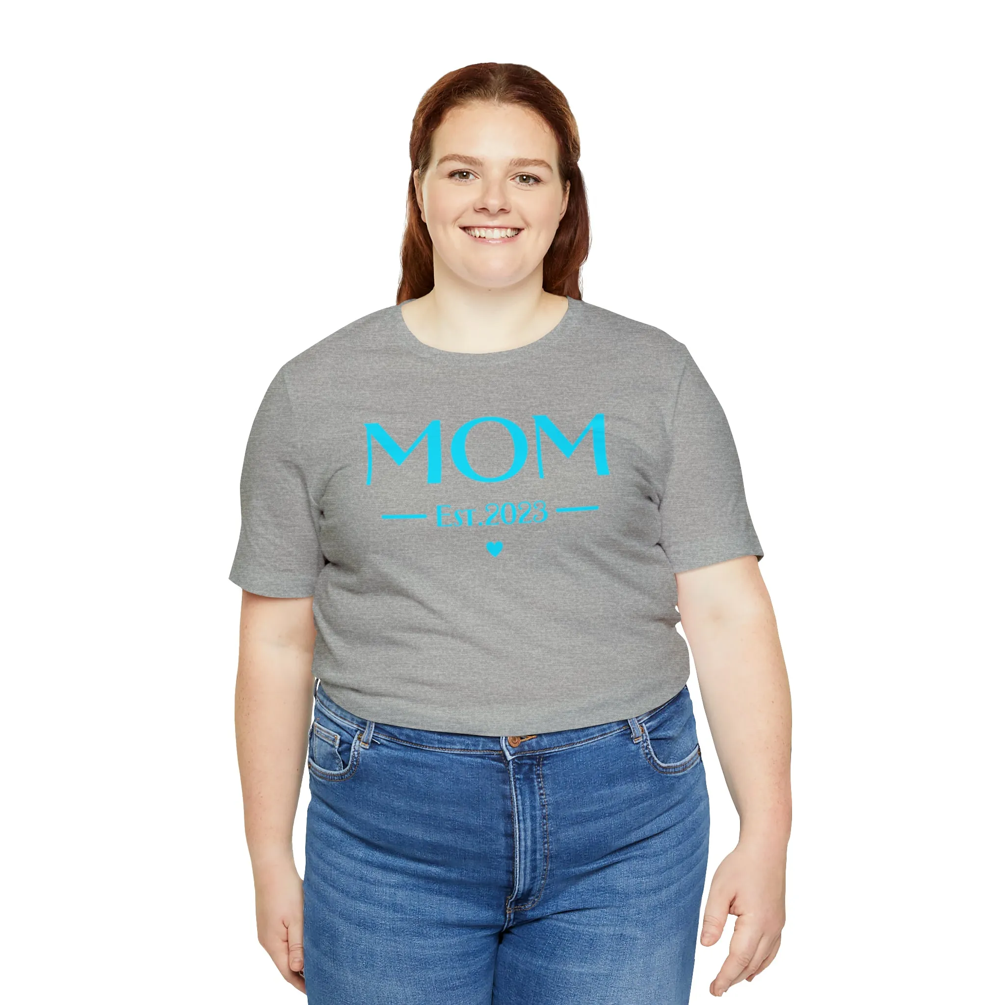 Mom Est. 2023 Baby T-Shirt | Mom to Be Tee |  Bella Canvas 3001 Unisex |  Here Comes the Baby Short Sleeve Tshirt
