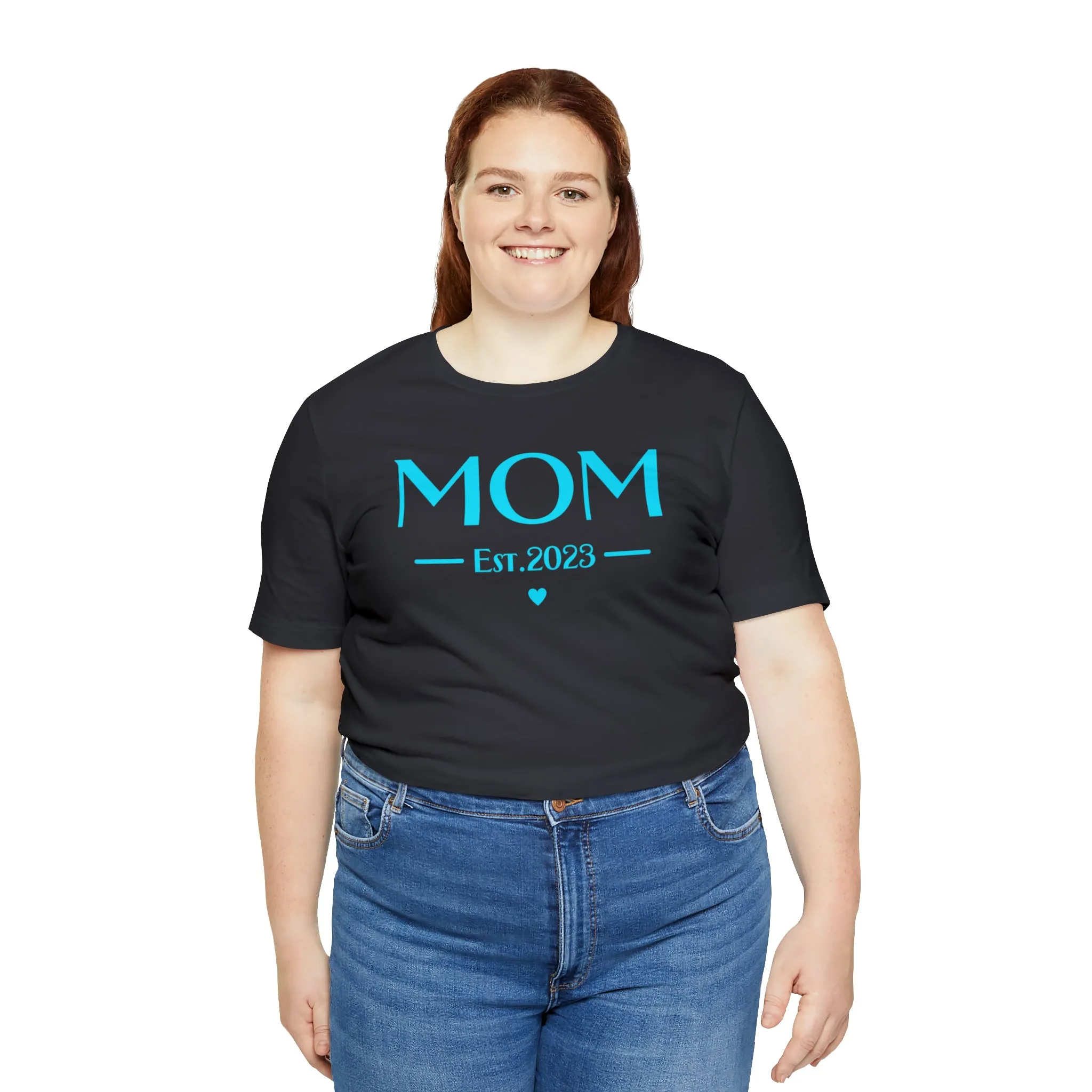 Mom Est. 2023 Baby T-Shirt | Mom to Be Tee |  Bella Canvas 3001 Unisex |  Here Comes the Baby Short Sleeve Tshirt