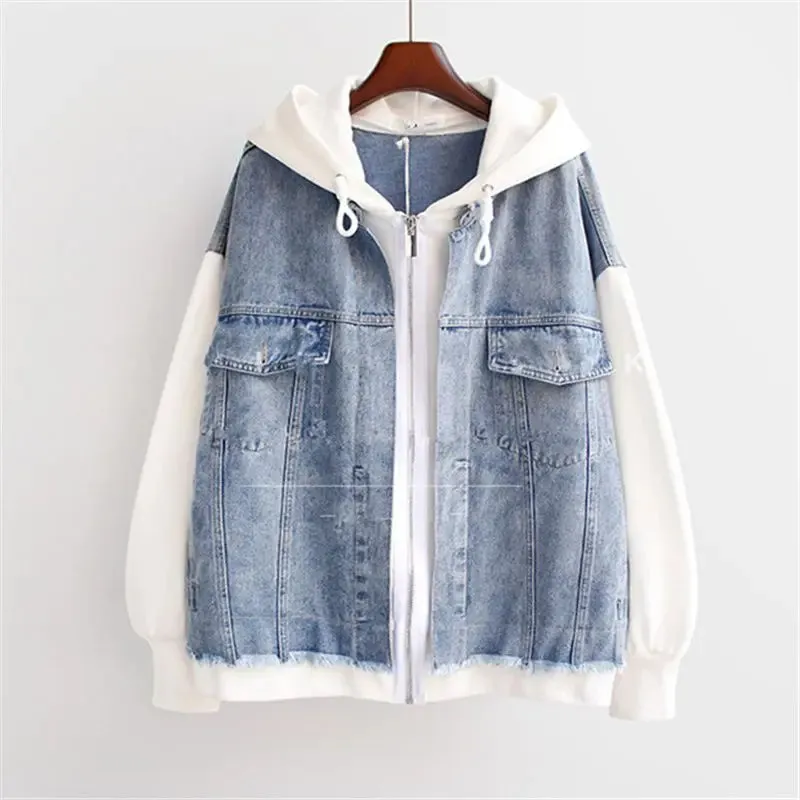 MONTRA TWO-PIECE DENIM HOODIE