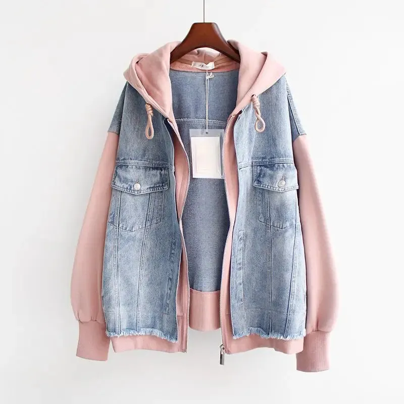 MONTRA TWO-PIECE DENIM HOODIE