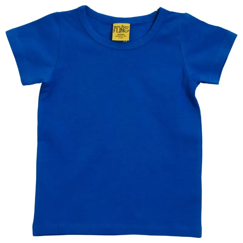 More Than A Fling by DUNS Kids T-shirt - Brilliant Blue