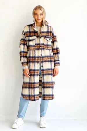 MOSK MELBOURNE Blake Jacket - Clay and Cobalt Blue