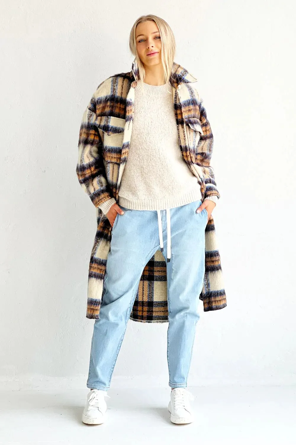 MOSK MELBOURNE Blake Jacket - Clay and Cobalt Blue