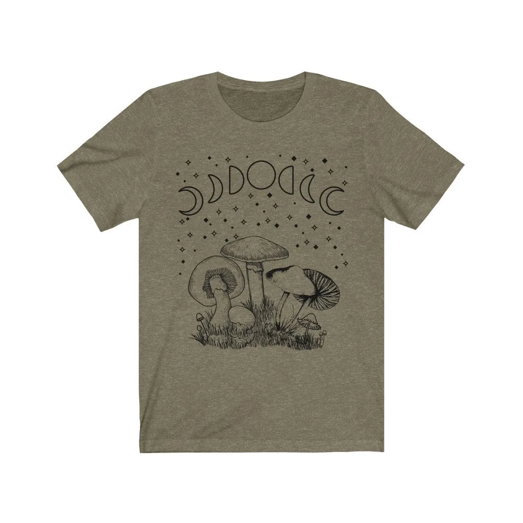 Mushrooms and Moon Phases Tee