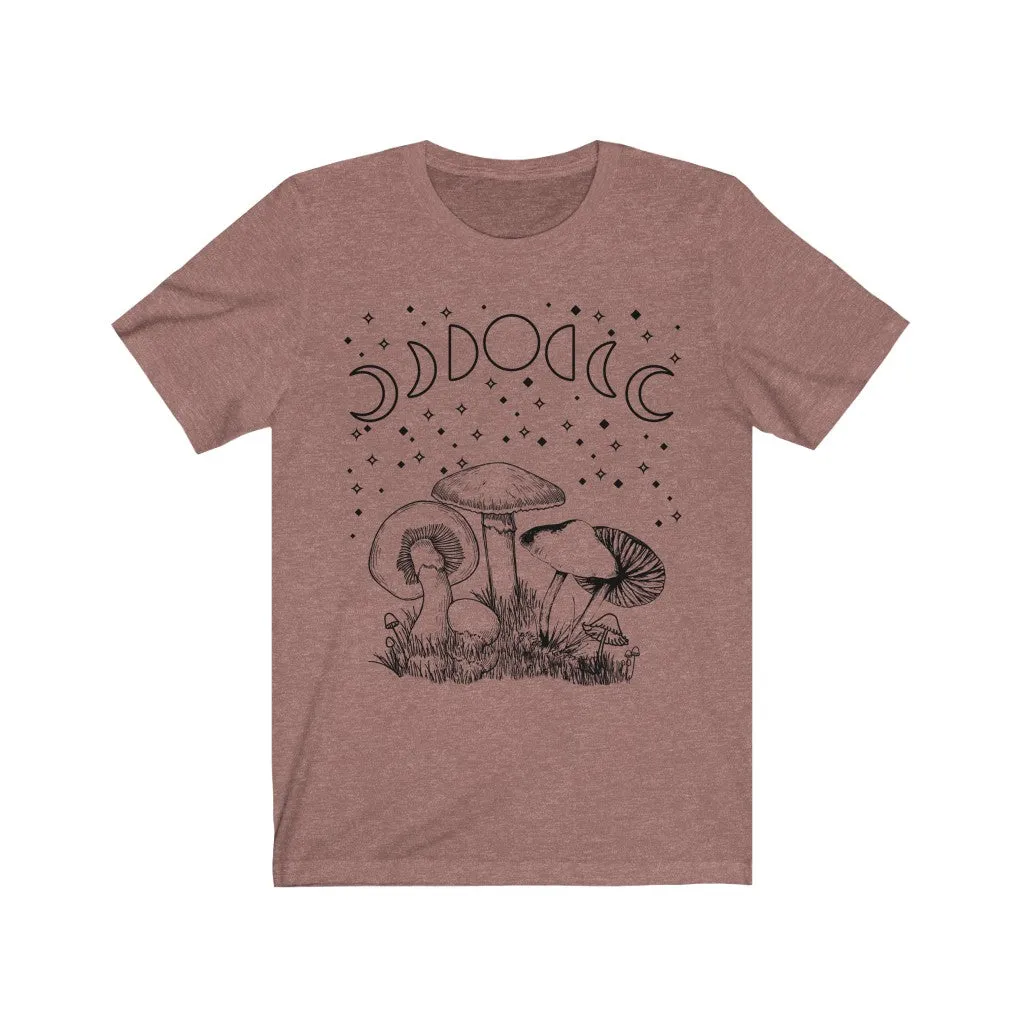 Mushrooms and Moon Phases Tee