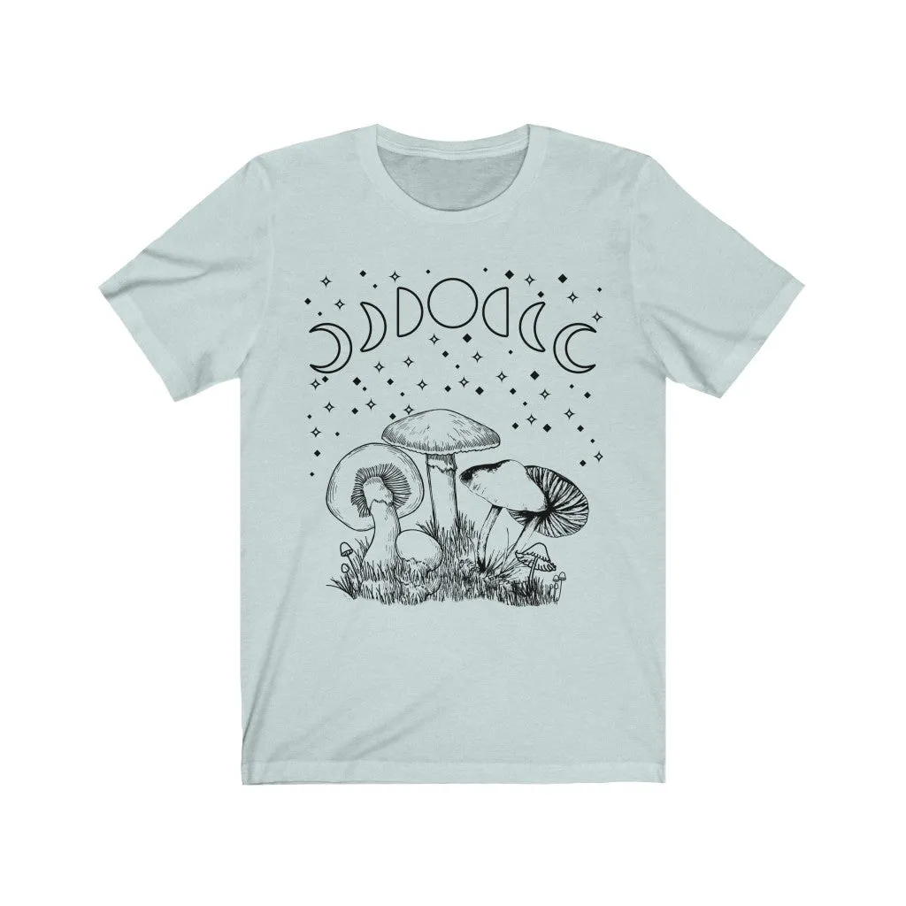 Mushrooms and Moon Phases Tee
