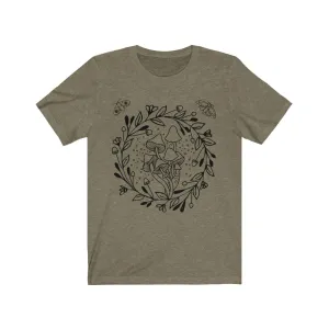 Mushrooms Wreath Moths Tee