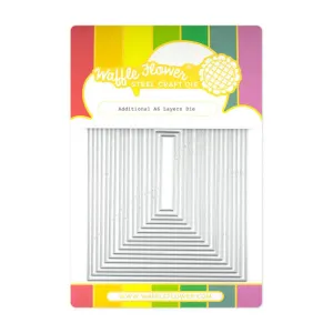 Nested Rectangles A6 Additional Layers Die 421339 Waffle Flower