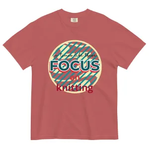 NEW! Focus on knitting tee