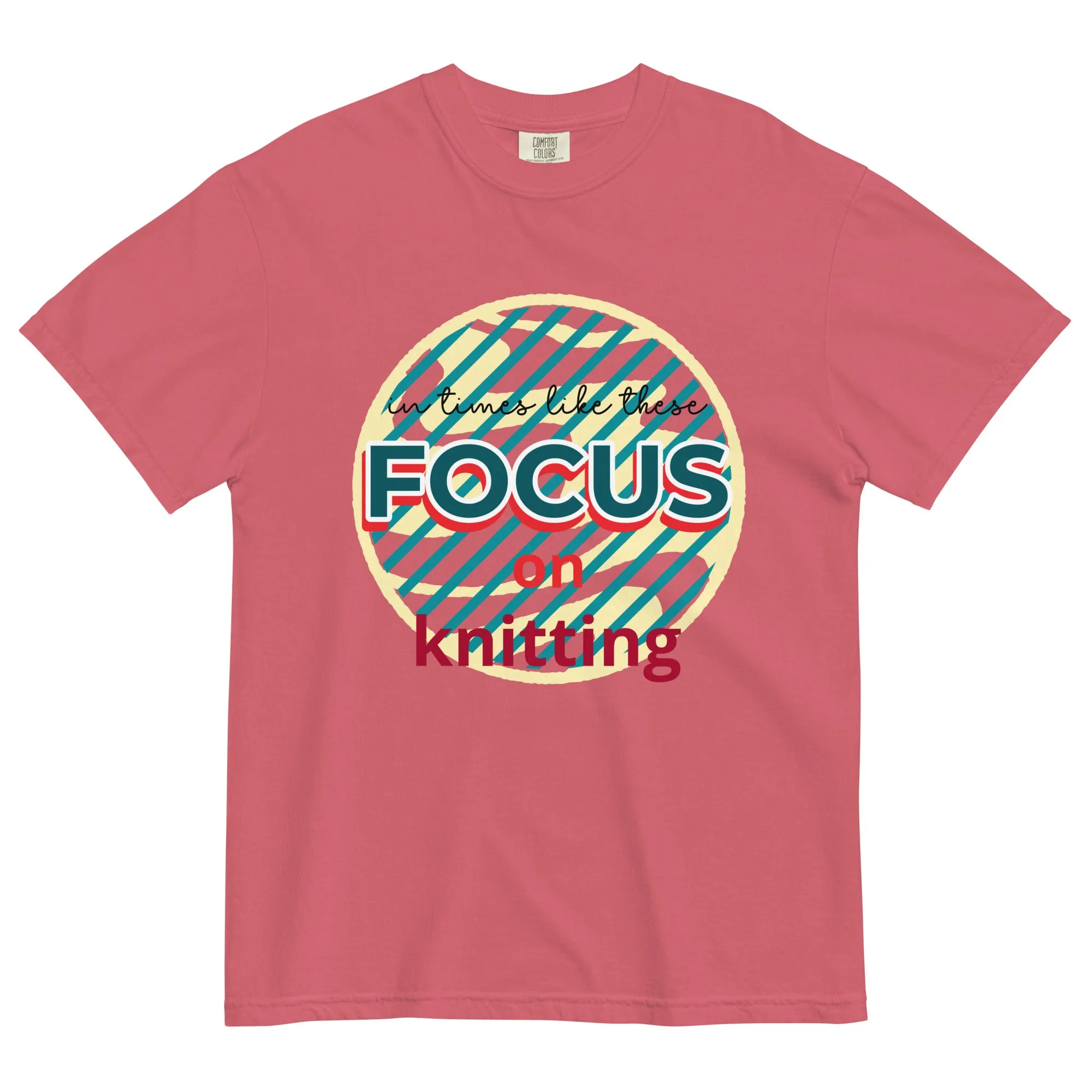 NEW! Focus on knitting tee