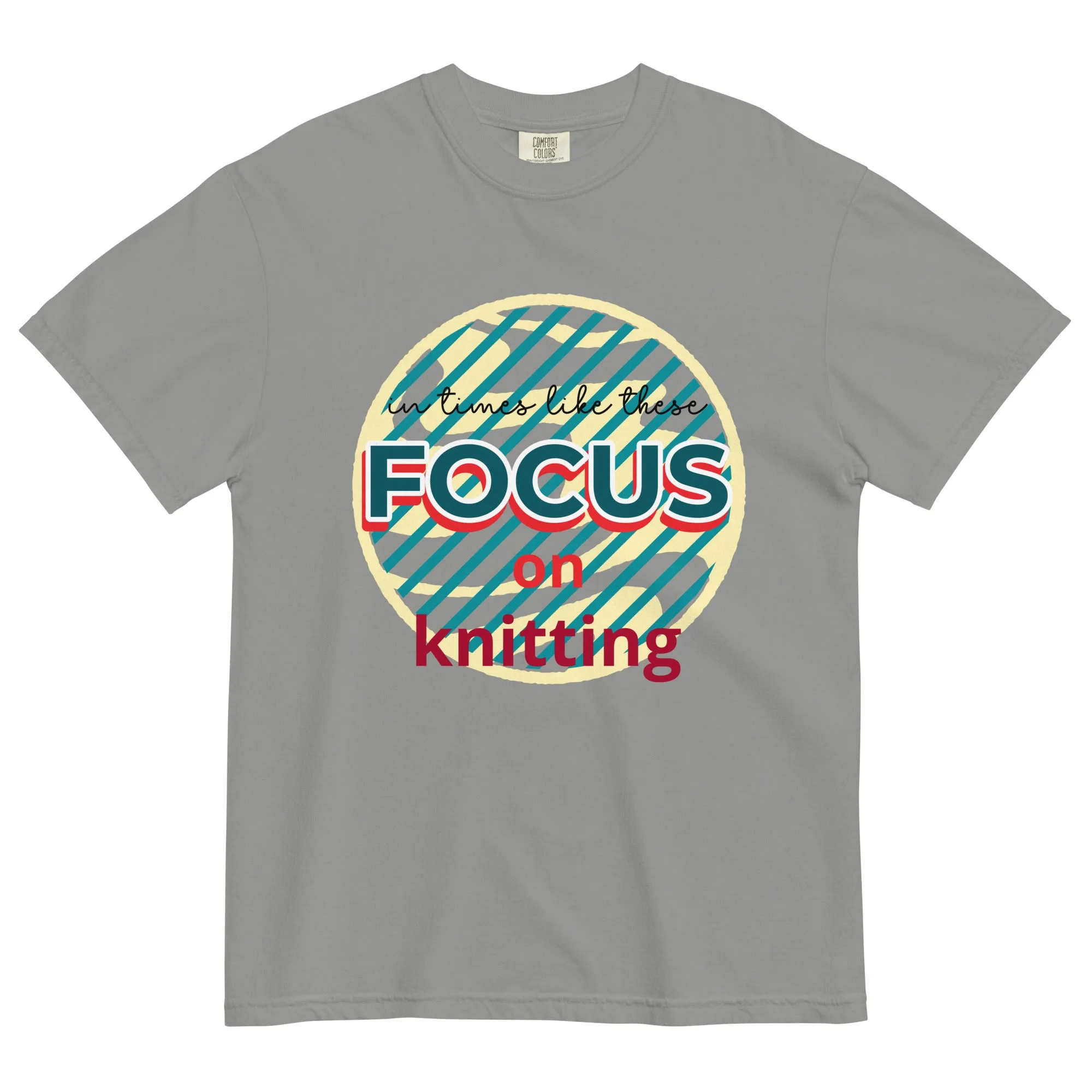NEW! Focus on knitting tee