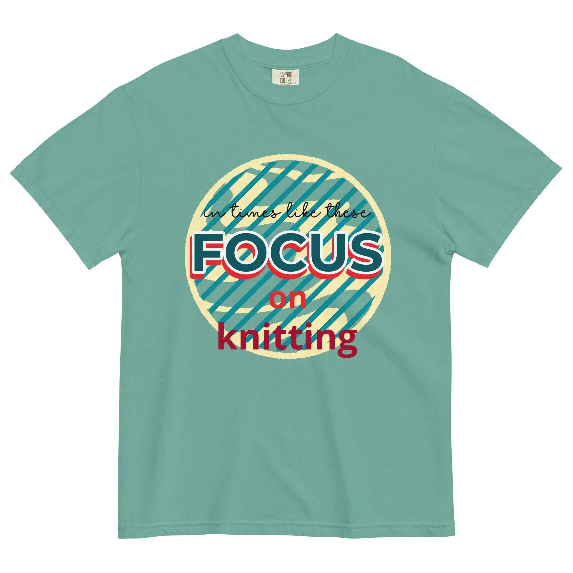 NEW! Focus on knitting tee