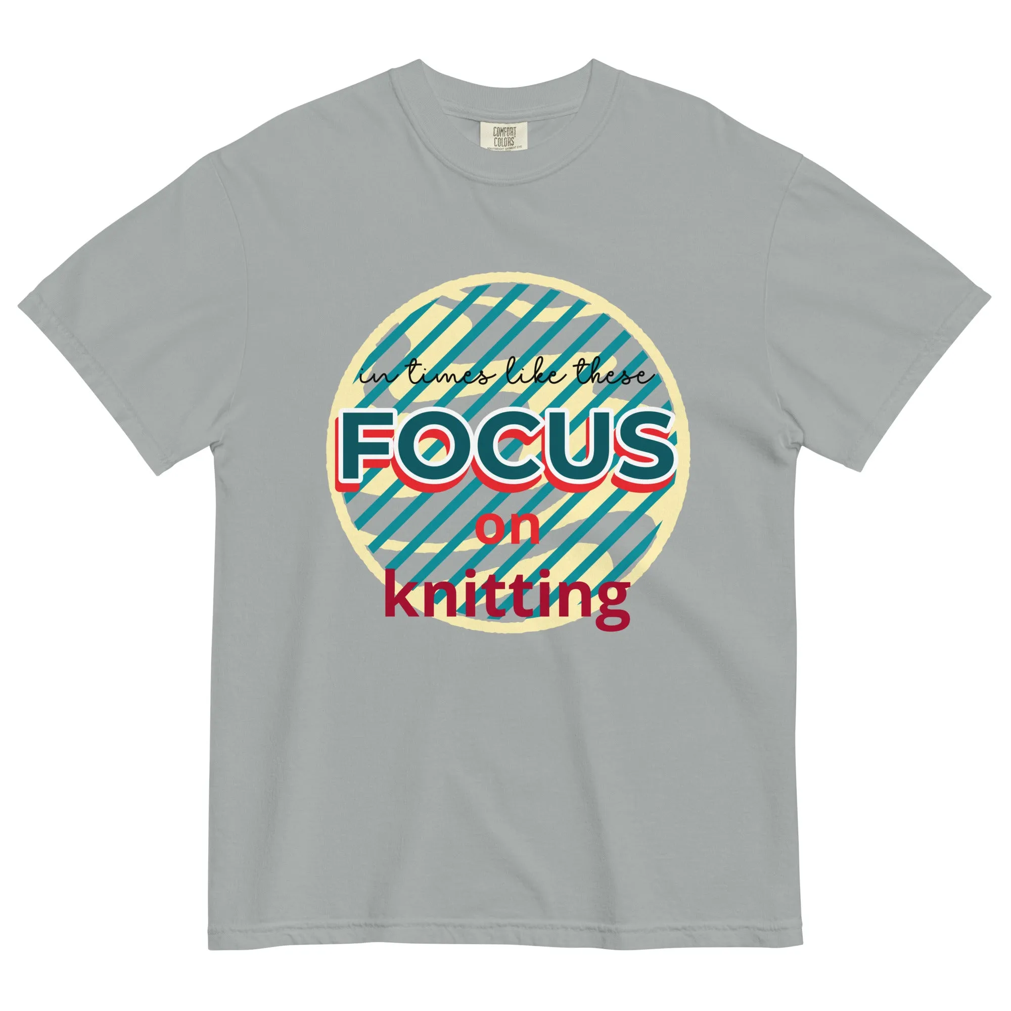 NEW! Focus on knitting tee