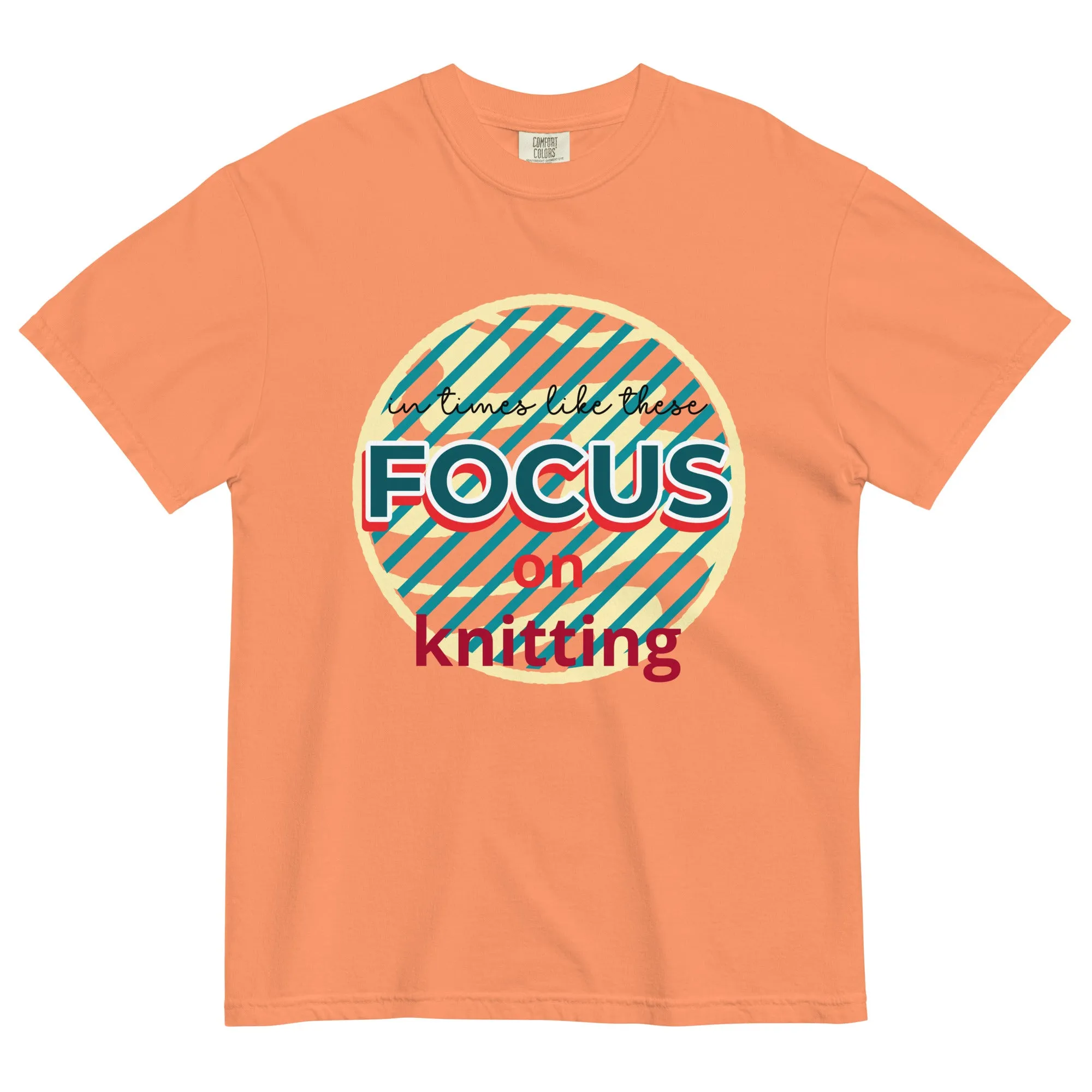 NEW! Focus on knitting tee