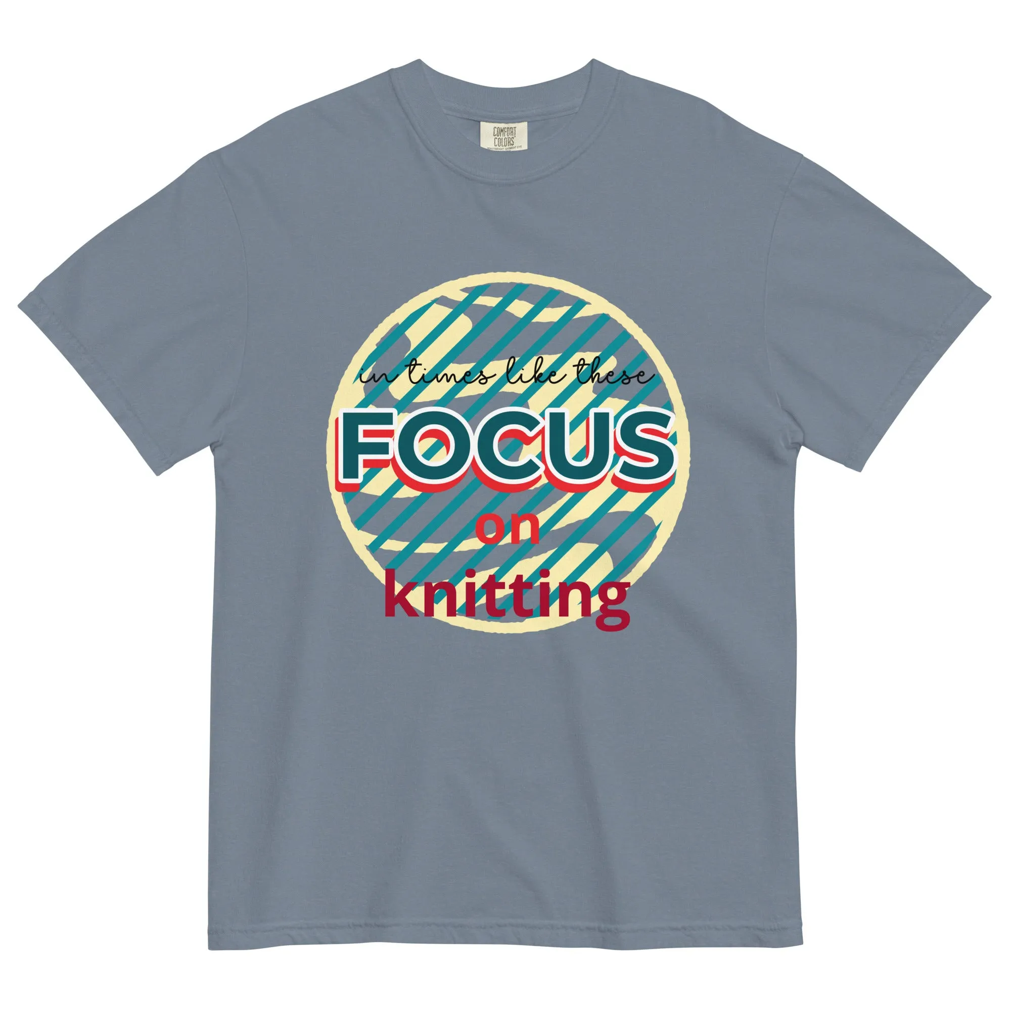 NEW! Focus on knitting tee
