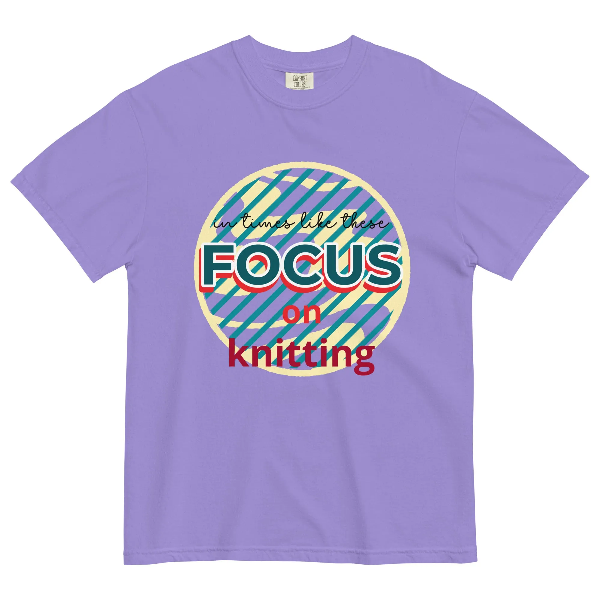 NEW! Focus on knitting tee