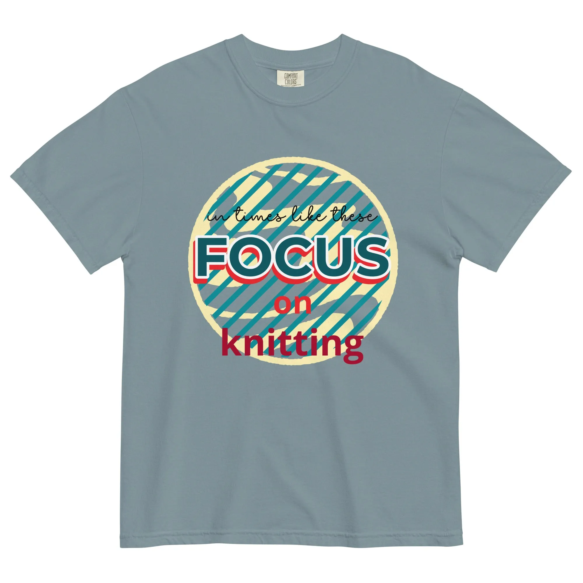 NEW! Focus on knitting tee
