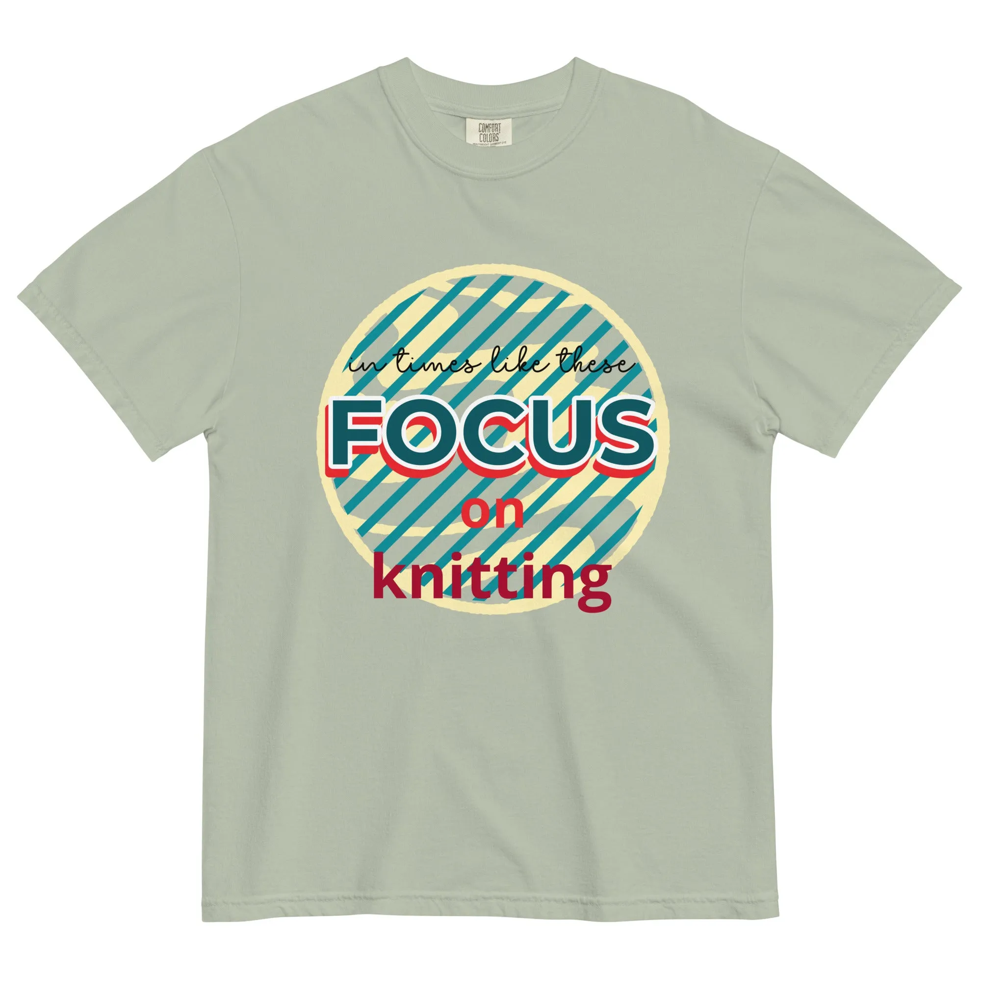 NEW! Focus on knitting tee