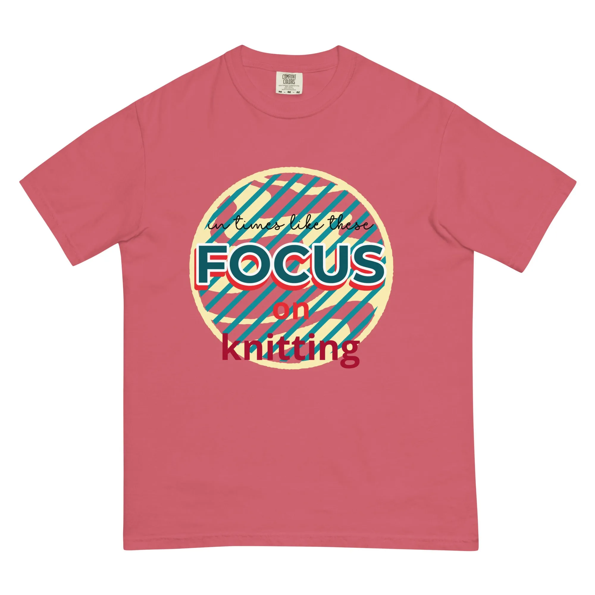 NEW! Focus on knitting tee