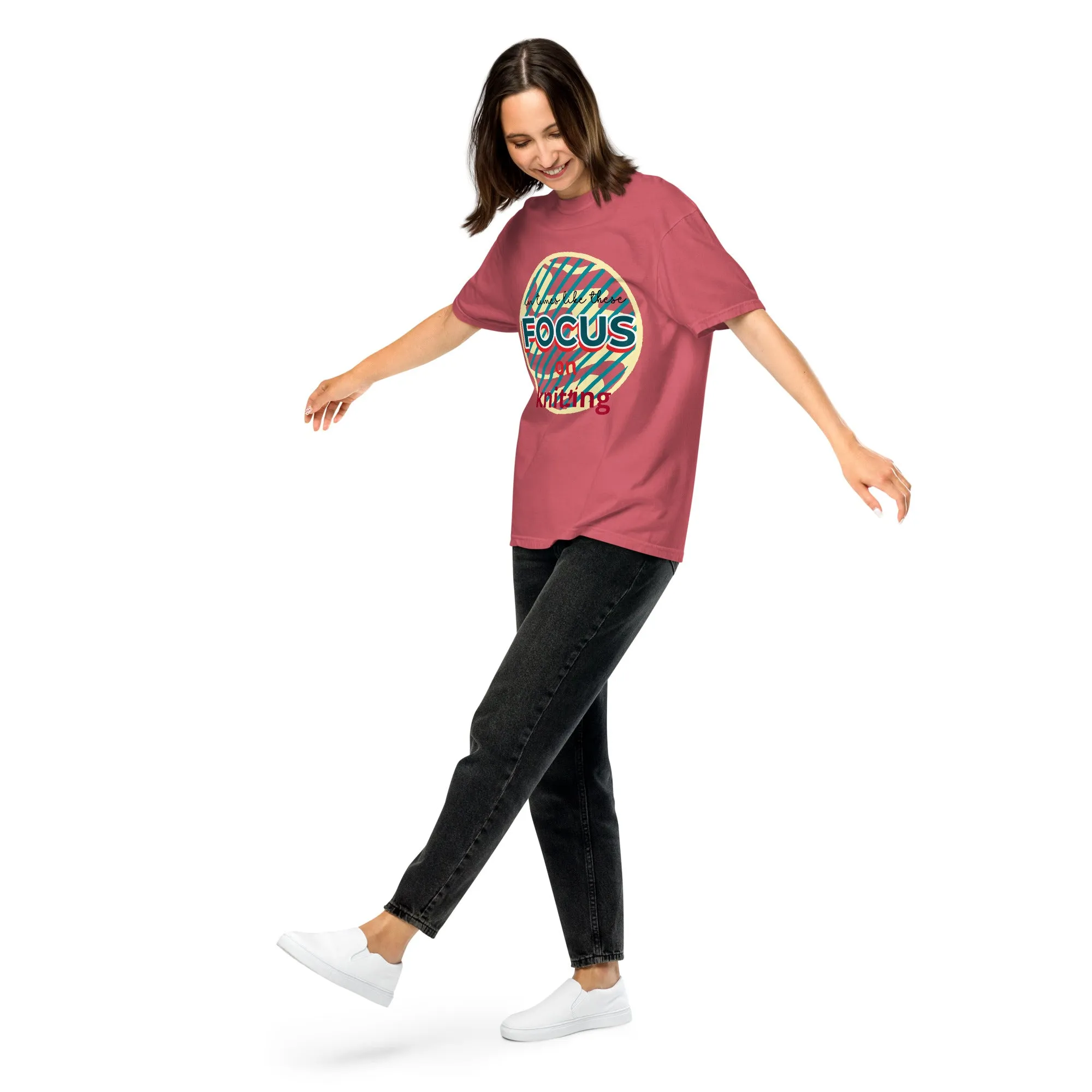 NEW! Focus on knitting tee