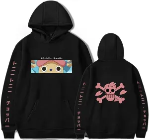 New WINKEEY Adult Anime Hoodie Long Sleeve Comic Fan Sweatshirt Luffy Zoro 3D/2D Hooded Cosplay Pullover Sz XL