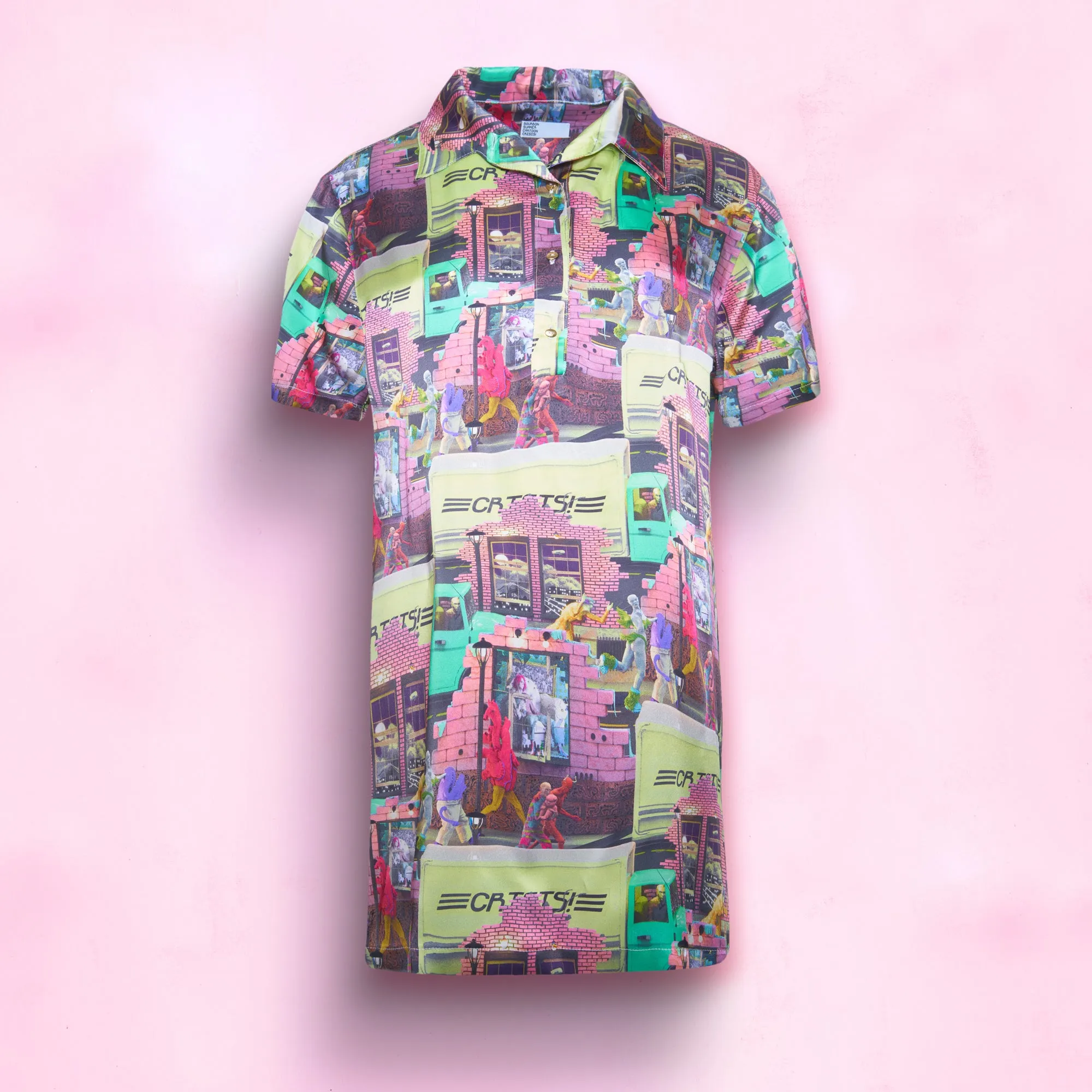Night Parades Silk Dress