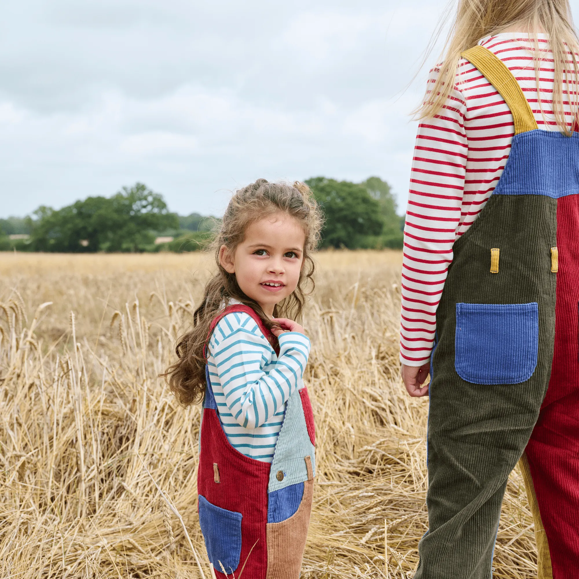 Nordic Blue Breton Stripe Top
