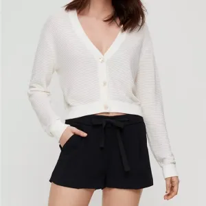 NWOT Aritzia Wilfred Exergue Short, Black, Size 4