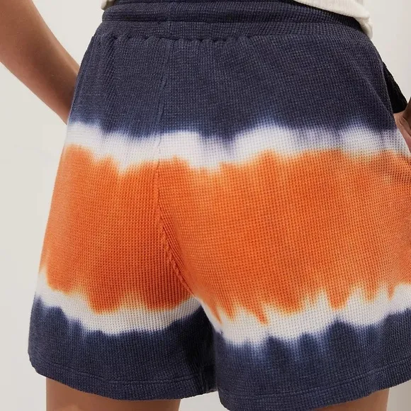 NWT Anthropologie Tie-Dye Waffle Pull-up Shorts