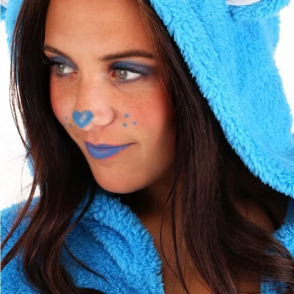 NWT Sexy Grumpy Care Bear Onesie with Shorts