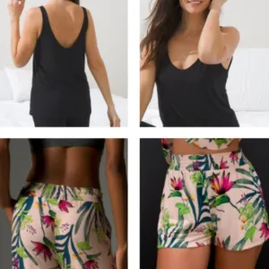 NWT Soma Modal V-Neck Tank &amp; Shorts Pajama Set