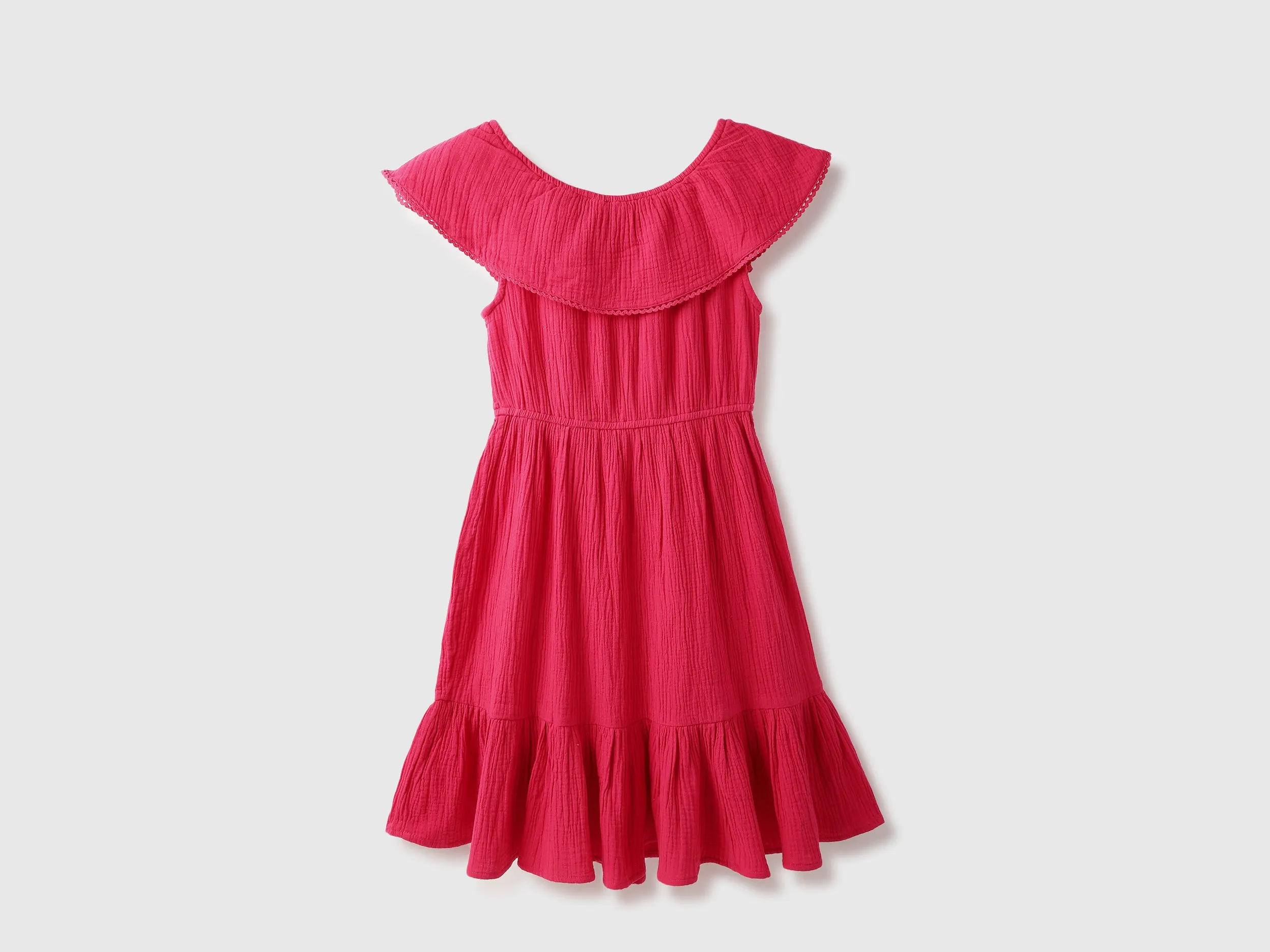 Off Shoulder Textured Dress