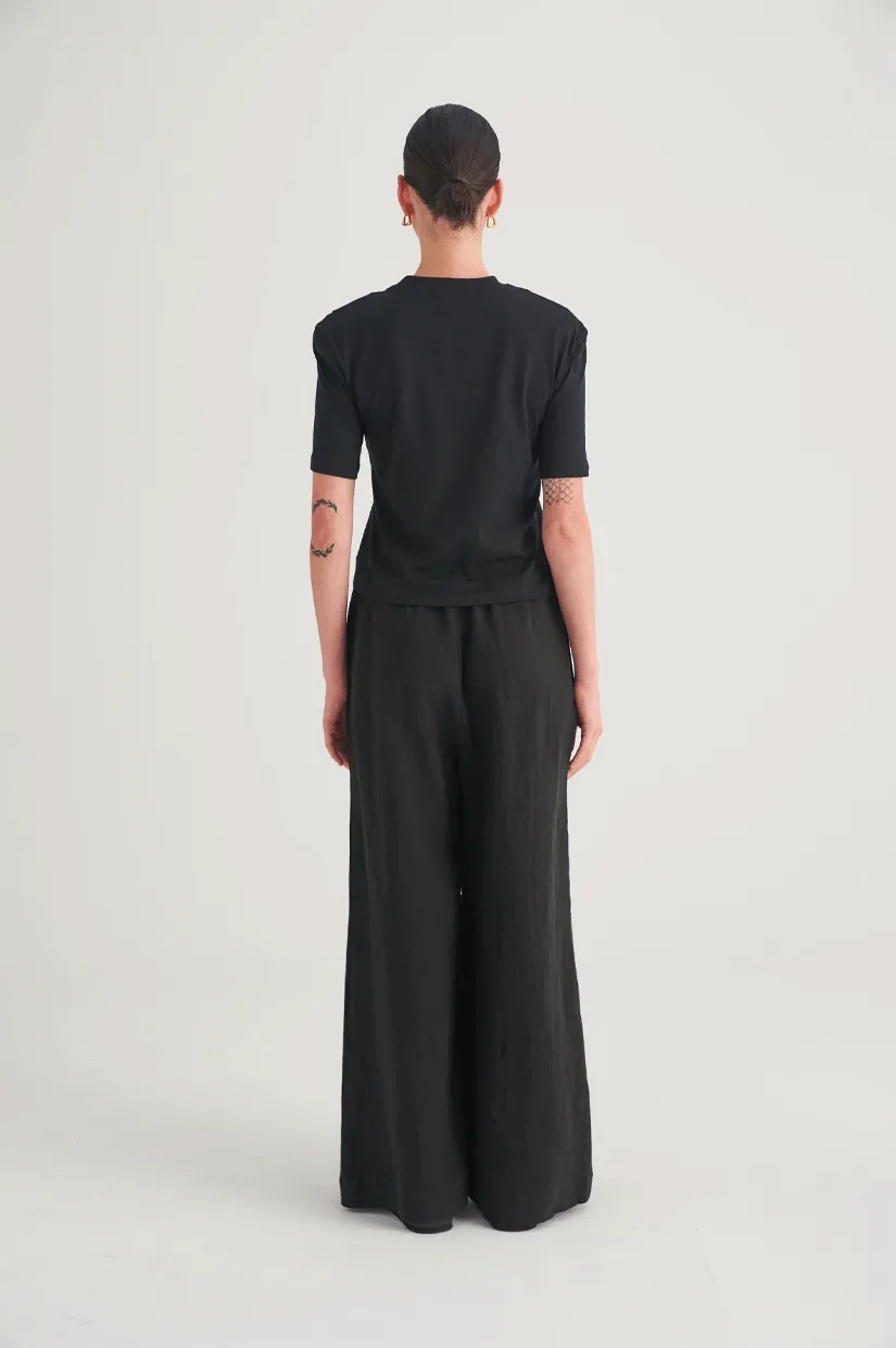 One Six Essential Shoulder Pad T.shirt - Black