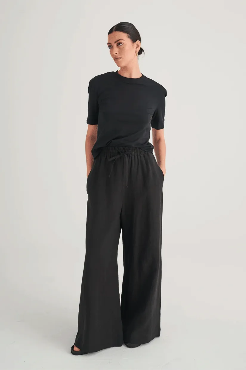 One Six Essential Shoulder Pad T.shirt - Black