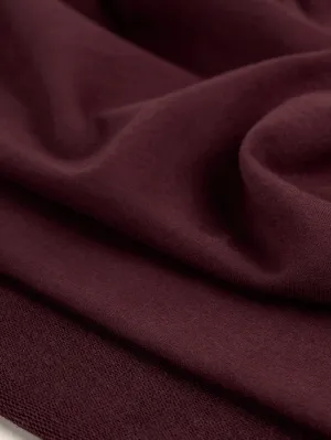 Organic Cotton Heavy French Terry - Bordeaux