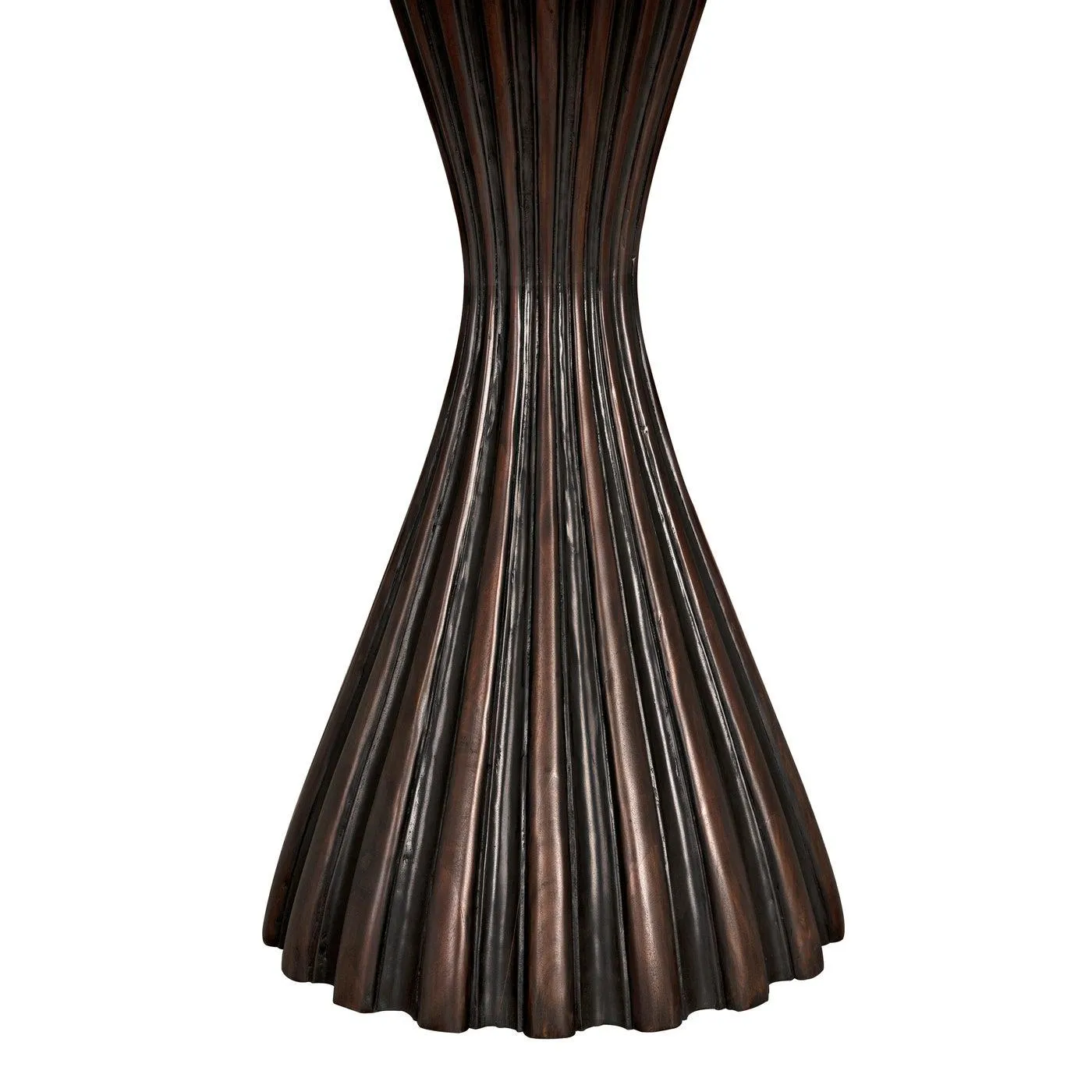 Osiris Dining Table, Pale Rubbed with Light Brown Trim