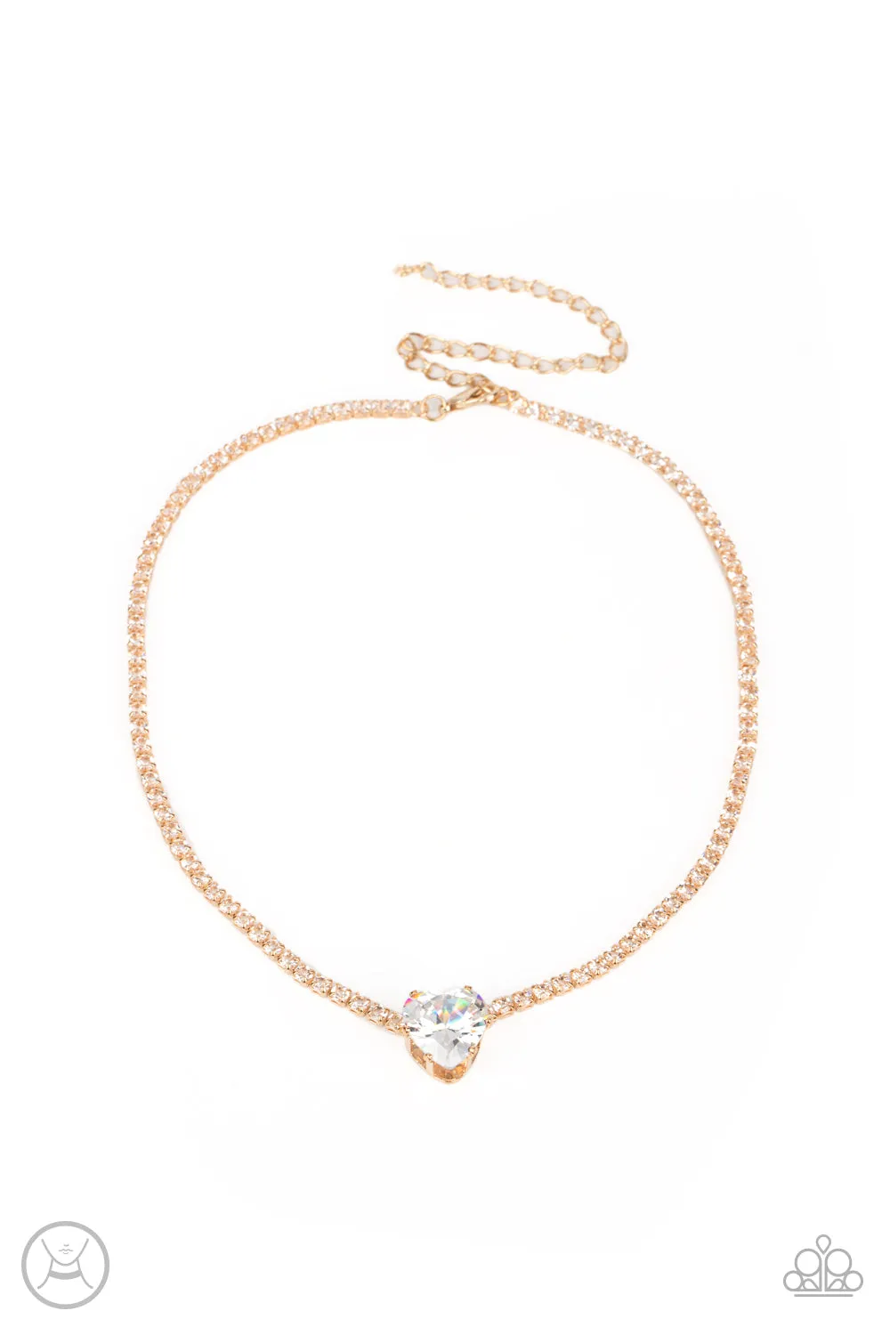 Paparazzi Flirty Fiancé - Gold Necklace