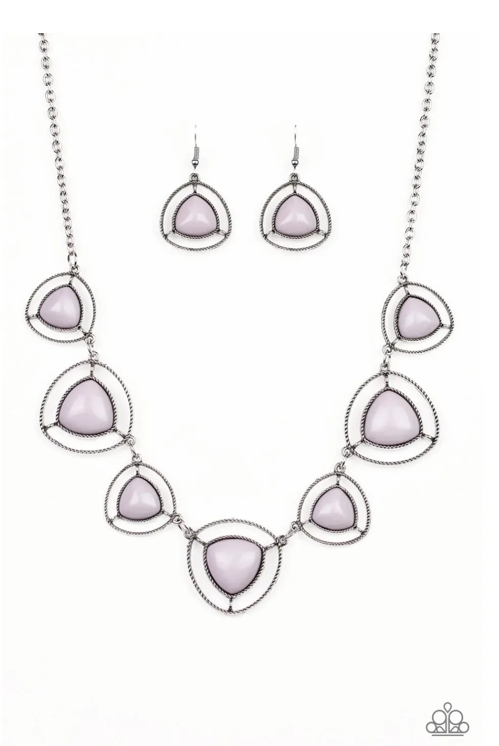 Paparazzi Make A Point - Silver Necklace