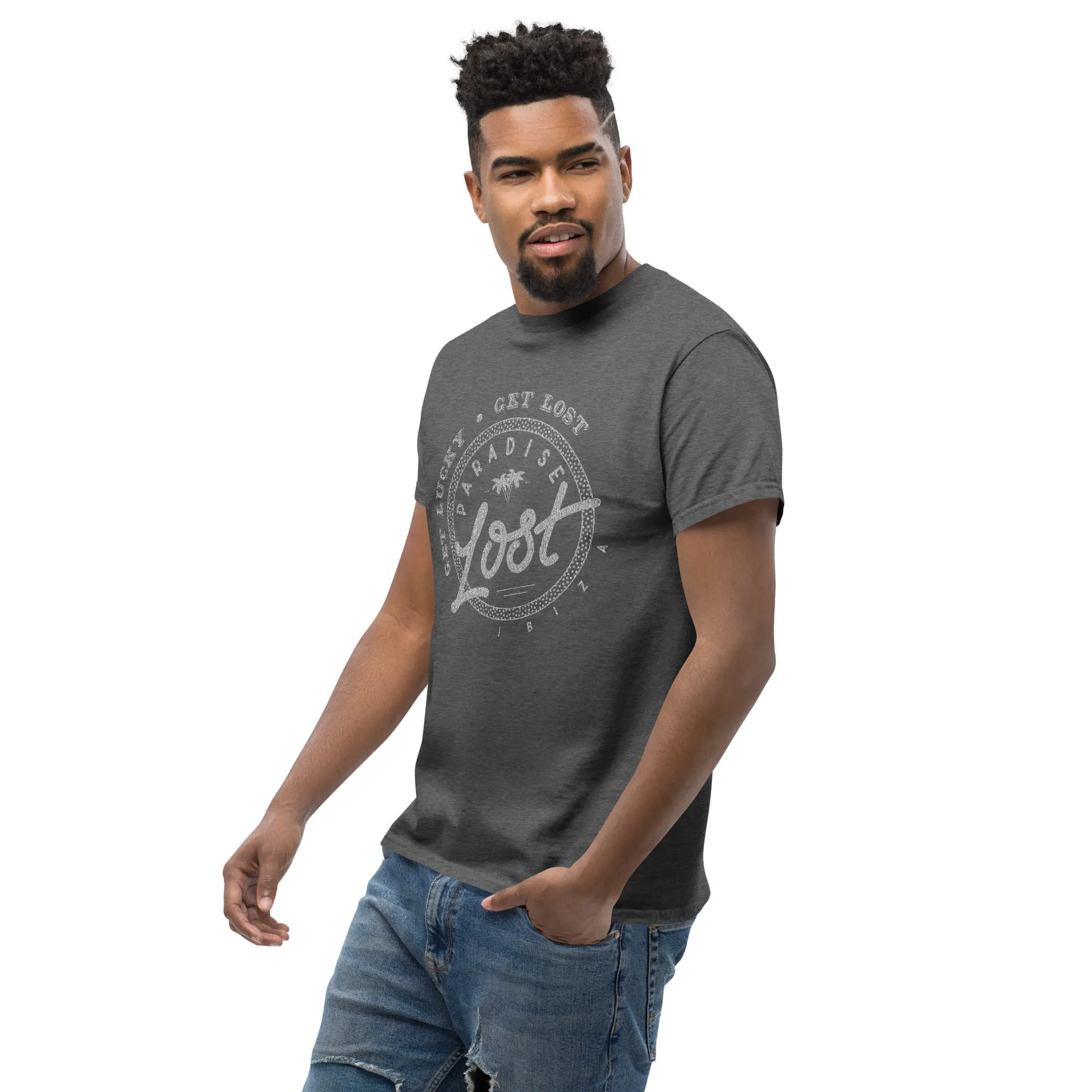 Paradise Lost Ibiza Get Lucky Get Lost Men's Vintage T-Shirt