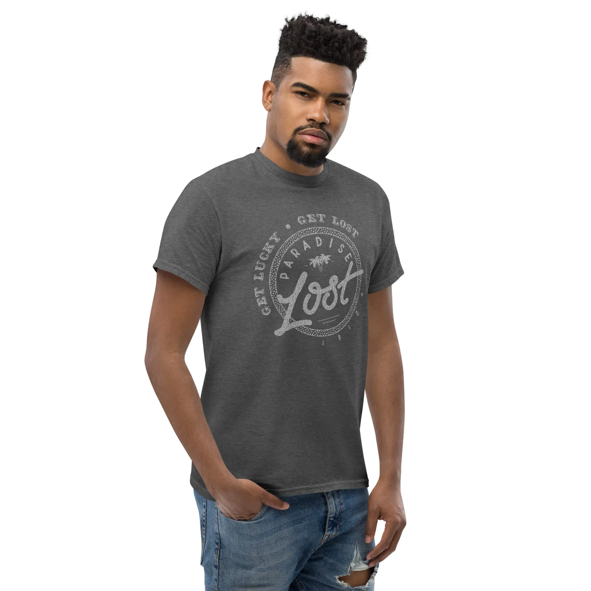 Paradise Lost Ibiza Get Lucky Get Lost Men's Vintage T-Shirt