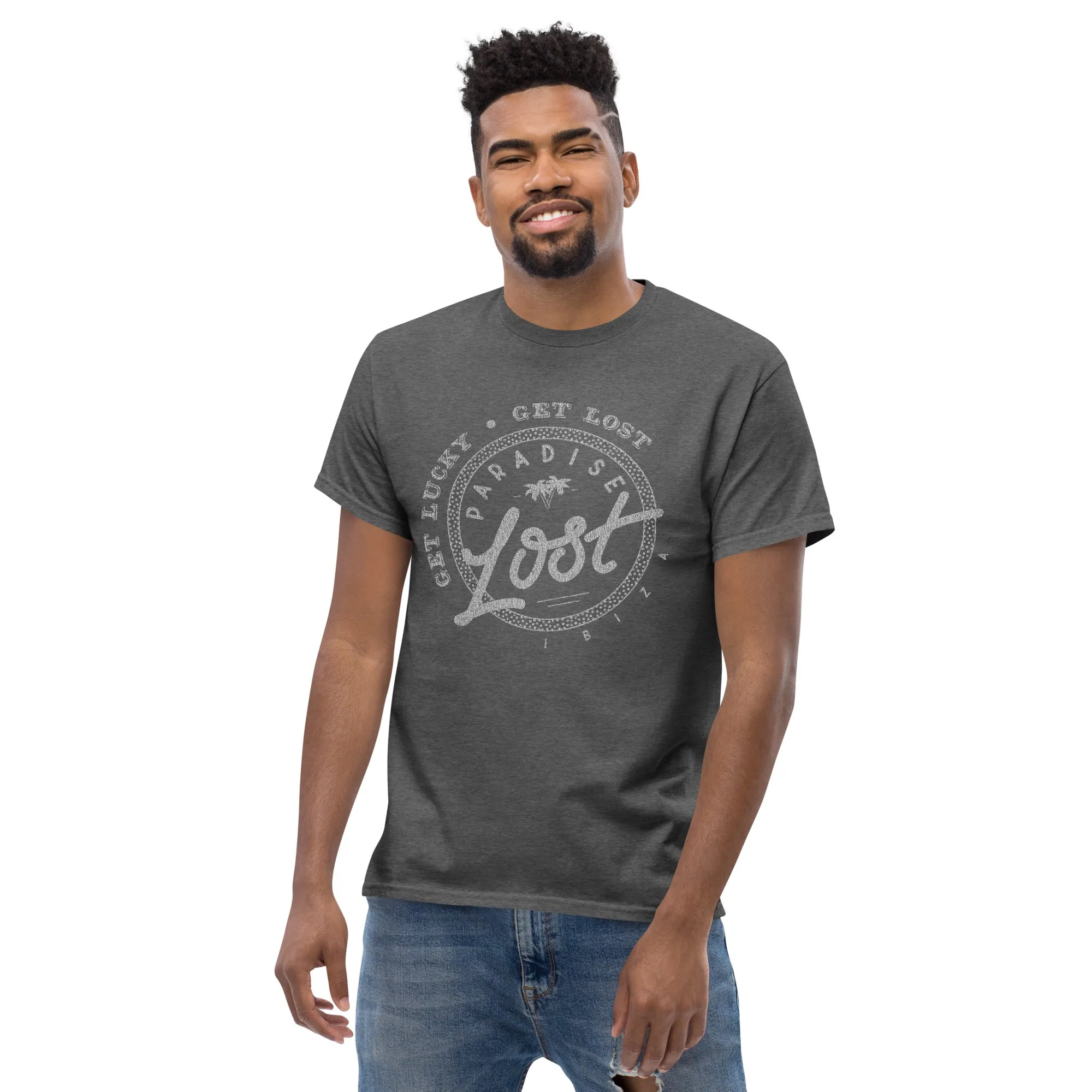 Paradise Lost Ibiza Get Lucky Get Lost Men's Vintage T-Shirt