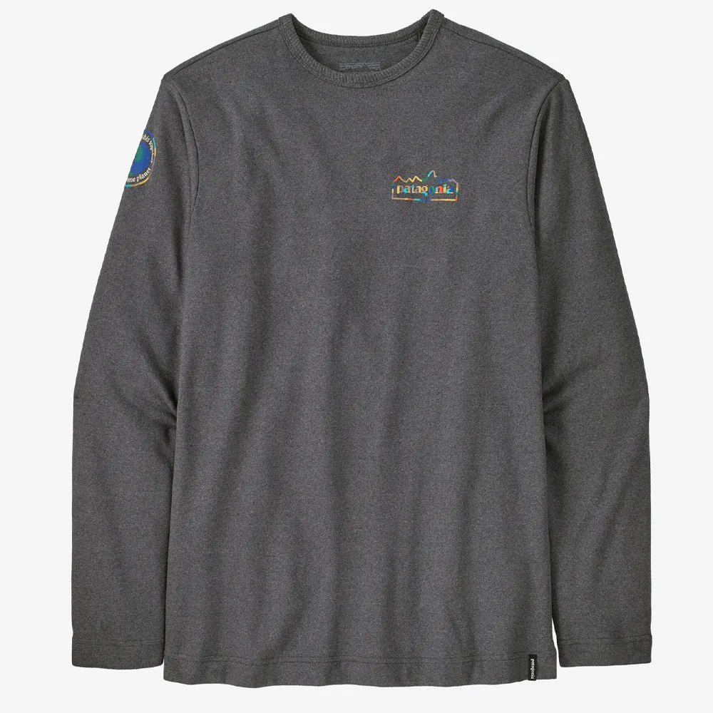 Patagonia LW Unity Fitz Wildrise Crew Sweatshirt - Ink Black