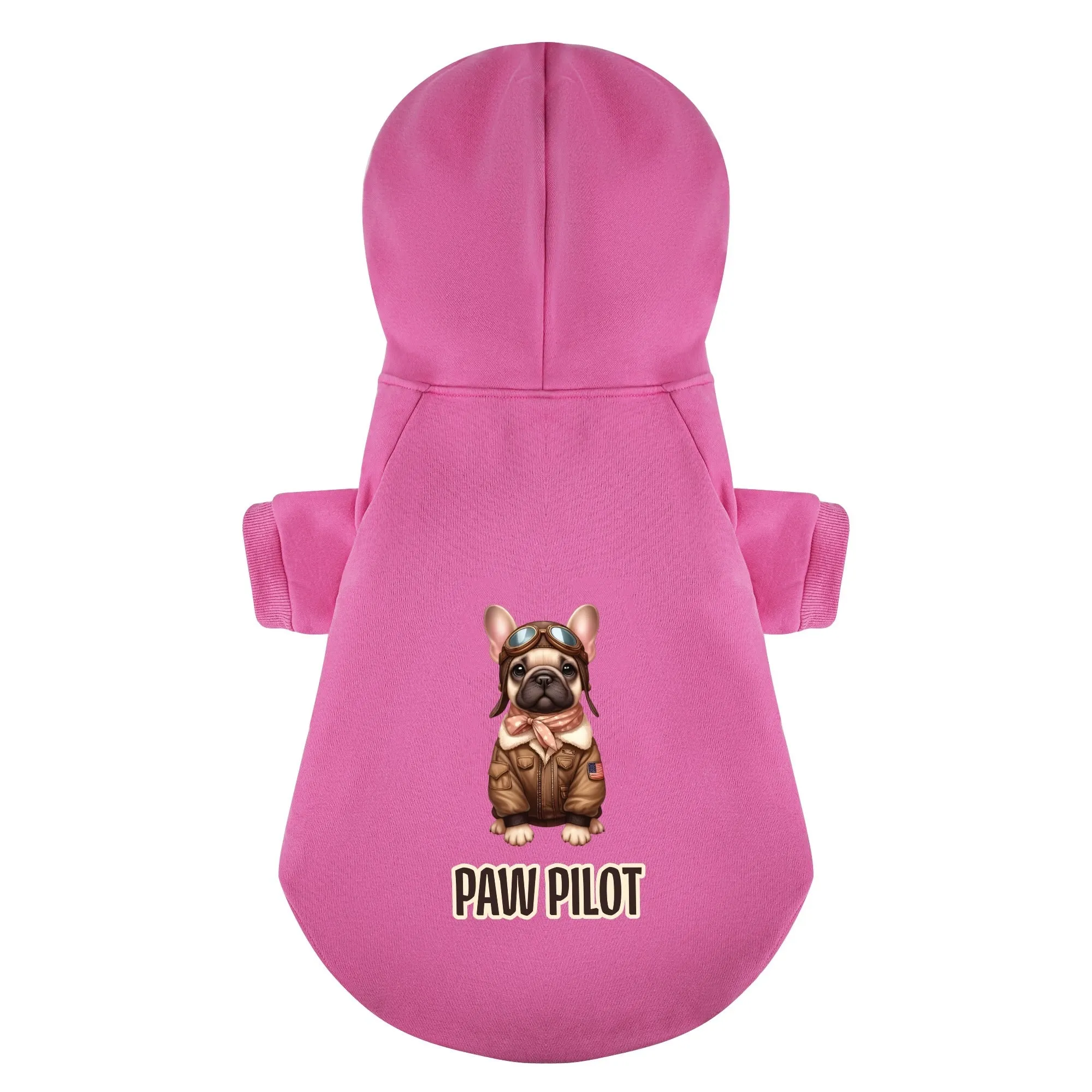 Paw Pilot and Co-Pawlot - Matching French Bulldog Hoodies – Stylish, Cozy & Personalized!