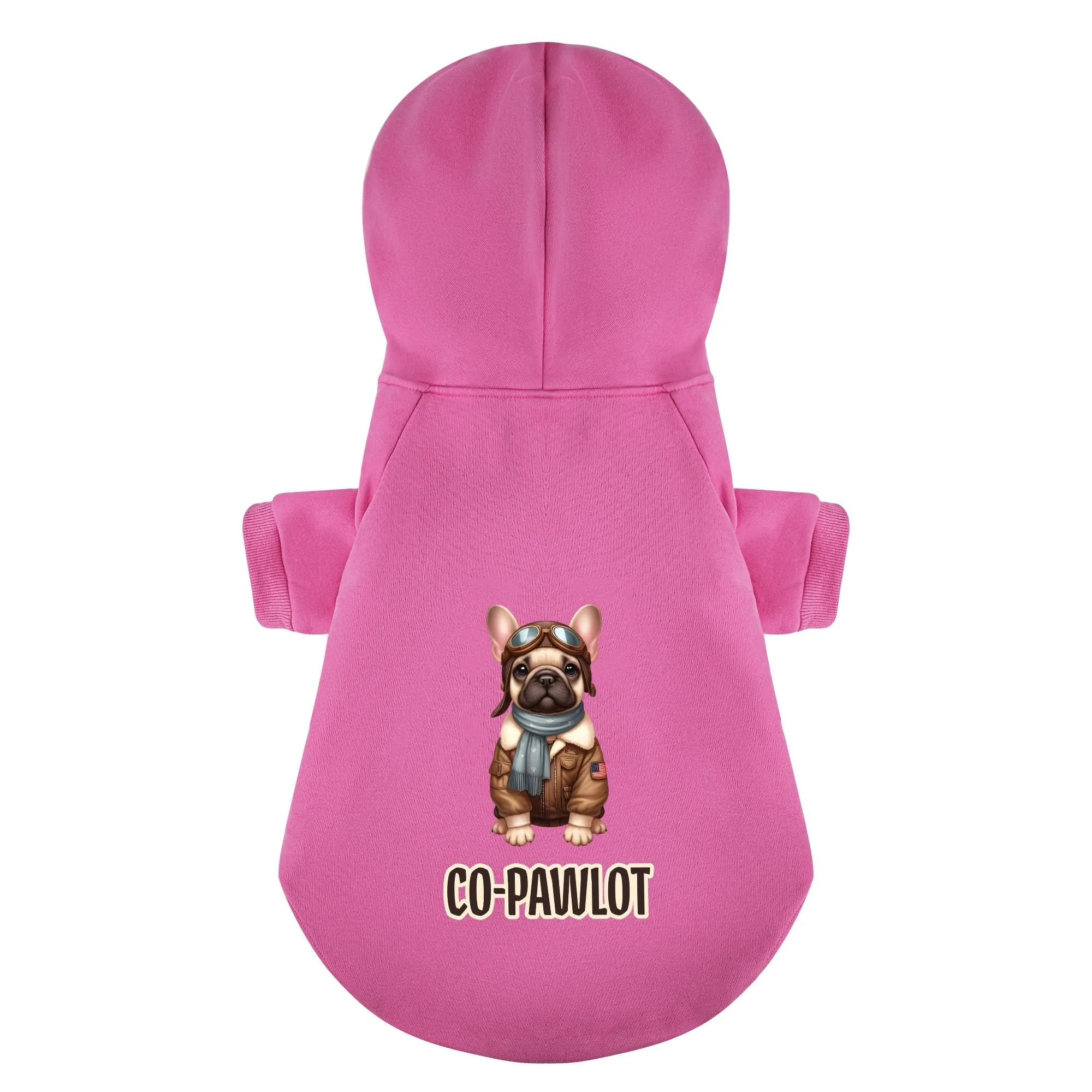 Paw Pilot and Co-Pawlot - Matching French Bulldog Hoodies – Stylish, Cozy & Personalized!