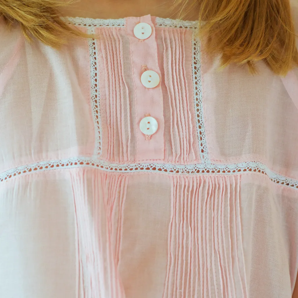 Peachie Pink Shortie Pyjamas