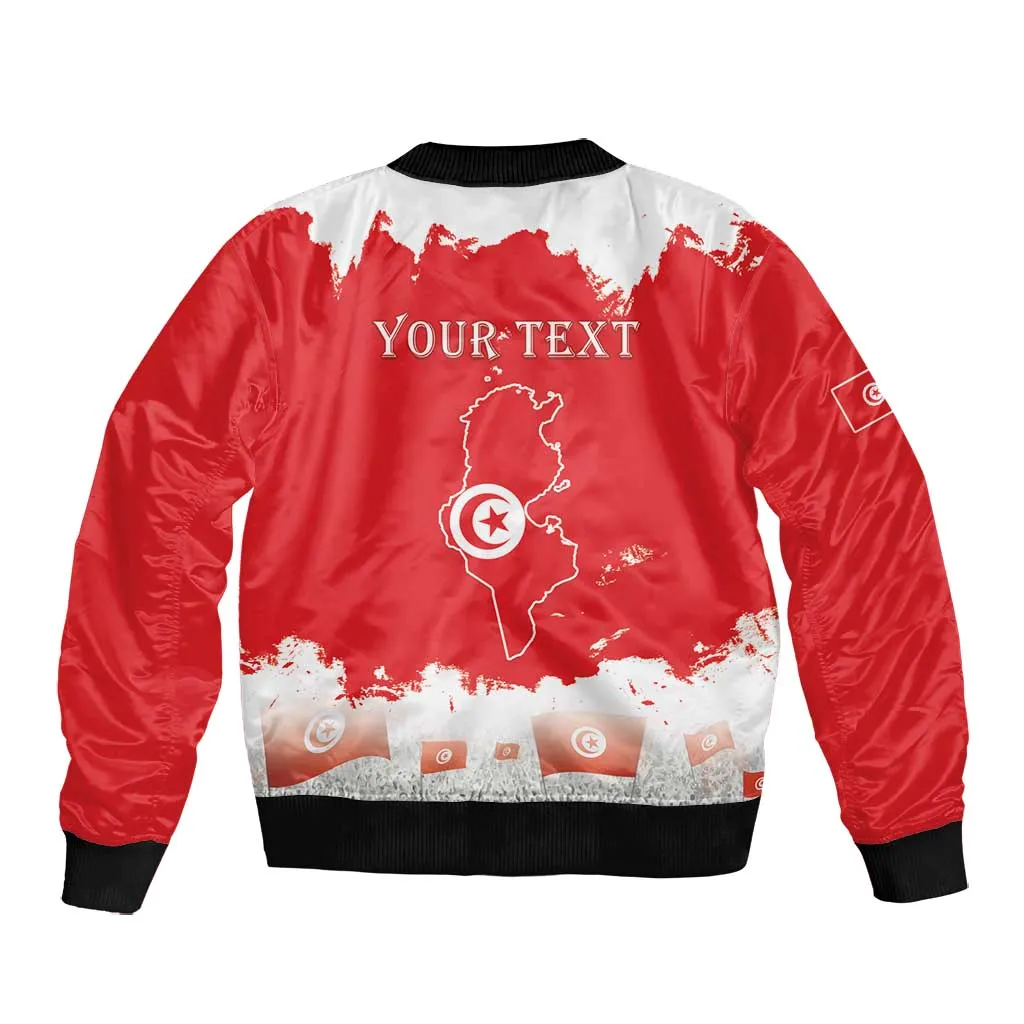 Personalized Afro Tunisia Bomber Jacket Happy 69th Anniversary Independence LT15
