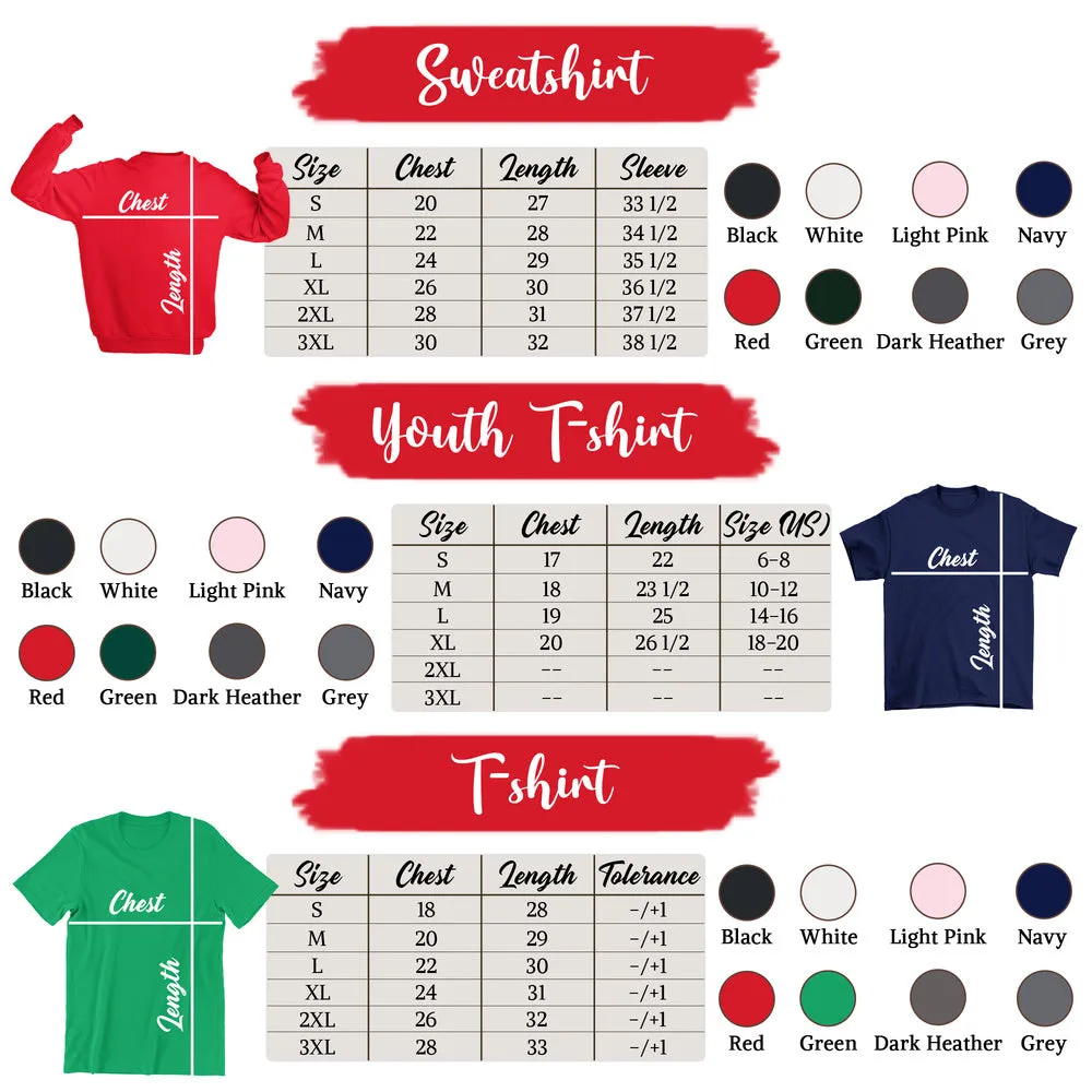 Personalized Christmas T-Shirt Warm Up Here Open All Winter