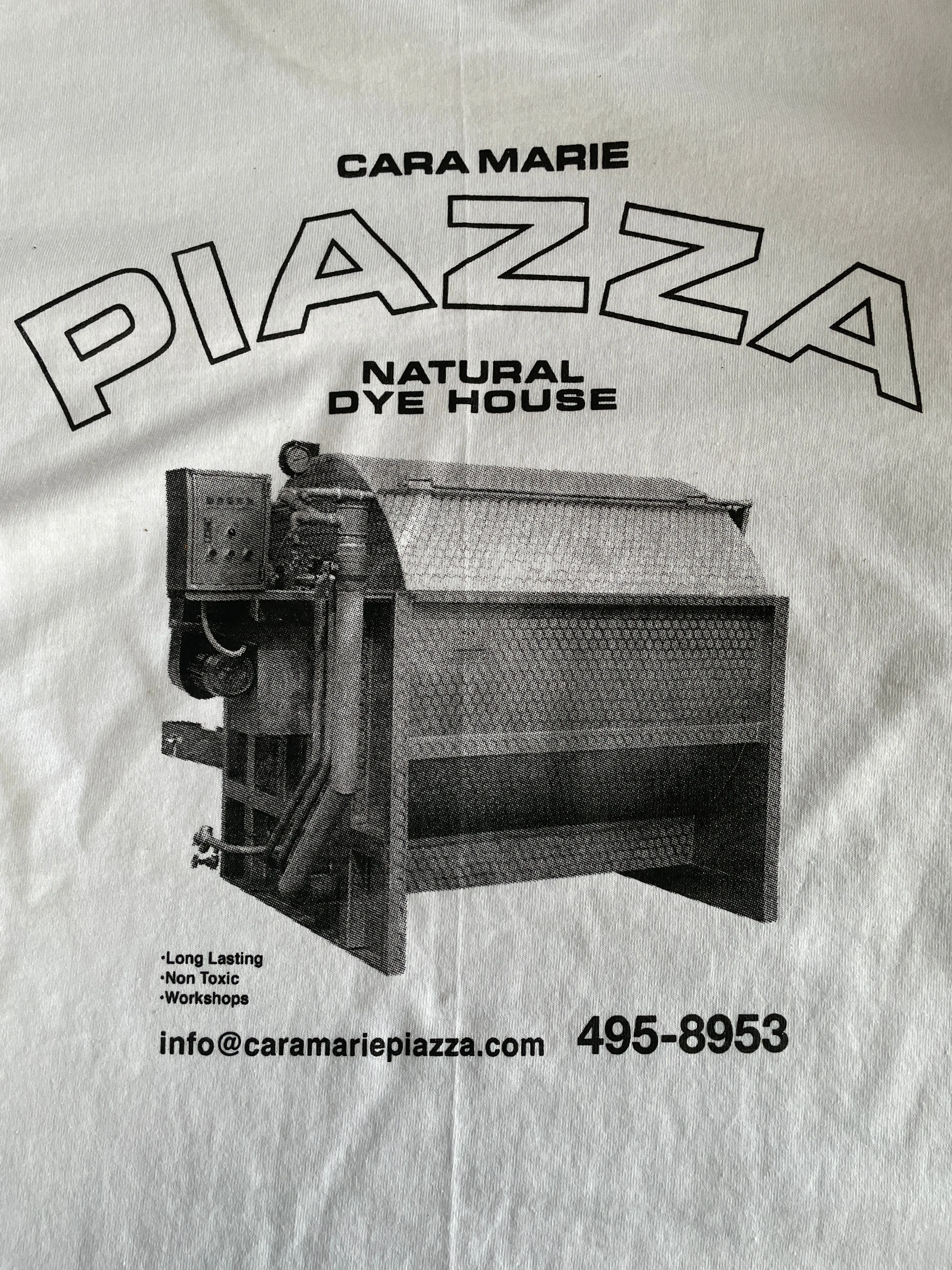 Piazza Dye House T-Shirt in White - Short Sleeve